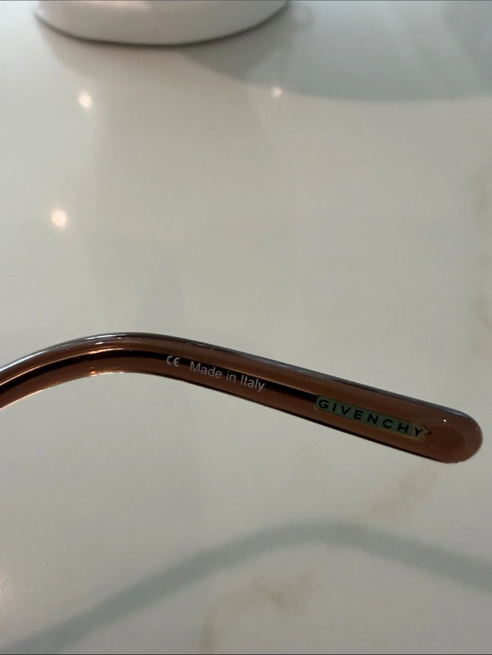 Givenchy Women’s Brown Rectangular Eyeglass Frames-Made in Italy
